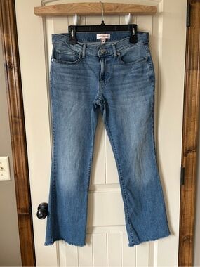 Lucky Brand Light Blue Cropped Flare Jeans